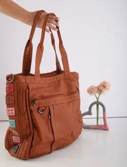 کیف چرم سنگ‌شور وارداتی