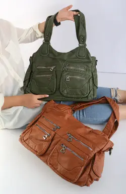 کیف چرم سنگ‌شور وارداتی (موجود)
