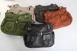 کیف شیک چرم سنگ‌شور وارداتی (موجود)