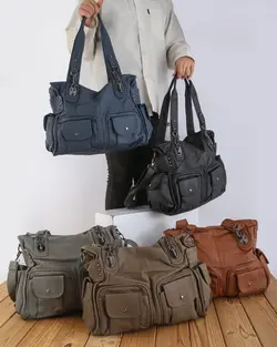 کیف شیک وارداتی چرم سنگ‌شور (موجود)