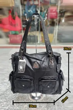 کیف شیک وارداتی چرم سنگ‌شور (موجود)