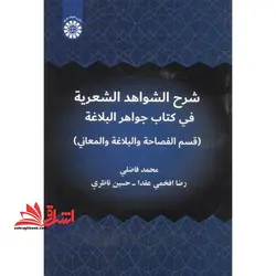 شرح الشواهد الشعریه فی کتاب جواهر البلاغه (قسم الفصاحه و البلاغه و المعانی) ۲۳۹۳