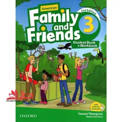 American Family and Friends ۲nd ۳ SB+WB+CD+DVD ویرایش دوم