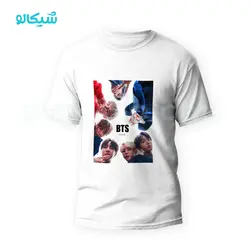 تیشرت طرح عکس گروه بی تی اس - شیکالو