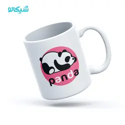 ماگ طرح پاندا زمینه صورتی - شیکالو