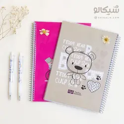 دفتر نقاشی سیمی 50 برگ خرسی - شیکالو