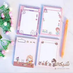 نوت پد دخترونه عنوان دار - شیکالو