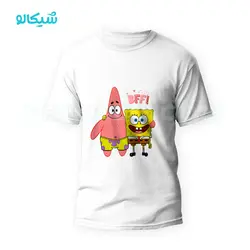 تیشرت طرح پاتریک و باب اسفنجی - شیکالو