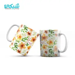 ماگ پترن طرح گل نارنجی - شیکالو
