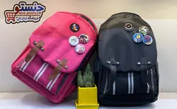 کیف مدرسه فانتزی دخترانه و پسرانه (کوله پشتی) پیکسل دار  کد 495 BACKPACK