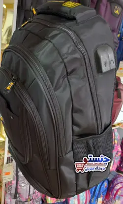 کوله پشتی اسپرت لپ تاپی cat جایواس بی دار حرفه ای (کیف مدرسه کاترپیلار) کد 1402308