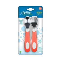 قاشق و چنگال استیل کودک دکتر براونز DR.Brown’s