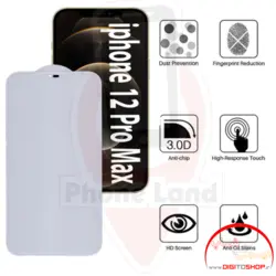 محافظ صفحه نمایش 5D بوف مناسب برای گوشی موبایل اپل Iphone 12 Pro Max - دی جی تو شاپ