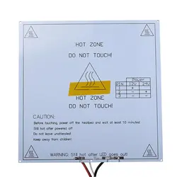 هیت بد (PCB) MK2B سفید با ابعاد 214×214 میلیمتر / PCB MK2B white Heat Bed 214×214mm