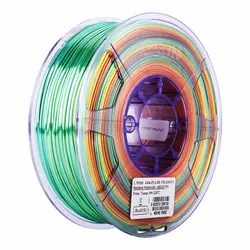 فيلامنت ابریشمی ایسان رنگین کمانی / Filament eSUN eSILK-PLA - Rainbow(Multicolor)