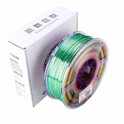 فيلامنت ابریشمی ایسان رنگین کمانی / Filament eSUN eSILK-PLA - Rainbow(Multicolor)