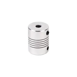 کوپلینگ انعطاف پذیر 8x8x25 ویژه پرینترهای سه بعدی / Flexible coupling 8x8x25mm