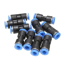 رابط مستقیم پنوماتیک بین راهی 6 میلی متر / Straight Push 6mm to 6mm Pneumatic Connector