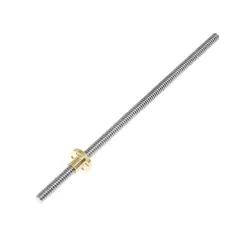 لید اسکرو 1 متری T12 به همراه مهره / Lead Screw Tr12X8 with nut 1000mm