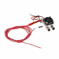 اکسترودر تک نازله با قابلیت ترکیب رنگ همراه با فن / Single Head Double Color Extruder with Cooling Fan