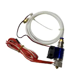هات اند بودن E3D ورژن 5 دارای پوشش و فن و رابط پنوماتیک و لوله تفلونی 1 متری / E3D V5 J-head Hotend Bowden Full Set with Fan,PTFE Tubing for 1.75mm