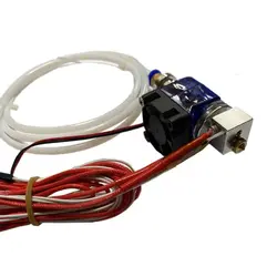 هات اند بودن E3D ورژن 5 دارای پوشش و فن و رابط پنوماتیک و لوله تفلونی 1 متری / E3D V5 J-head Hotend Bowden Full Set with Fan,PTFE Tubing for 1.75mm