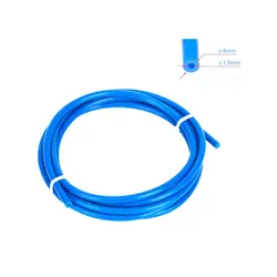 لوله متريال تفلون آبی رنگ با قطرخارجی 4 و قطر داخلی 1.9 ميلی متر/ Blue PTFE Tube 1.9x4mm