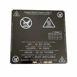 هیت بد تمام آلومینیومی MK2 با ضخامت 2 میلیمتر / MK2 Aluminium Heated Print Bed 12/24V Heatbed