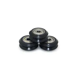 چرخ هرزگرد روباتيکی دو بلبرینگی وی اسلات / Openbuilds POM DUAL V wheel