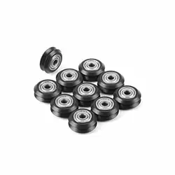 چرخ هرزگرد روباتيکی دو بلبرینگی وی اسلات / Openbuilds POM DUAL V wheel