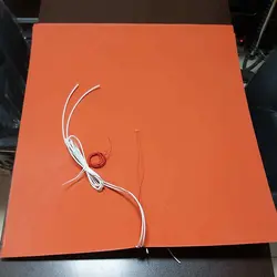 هیت بد (ميز گرم) سيليکونی با ابعاد 800×800 میلیمتر / Silicone Heat Bed 800×800mm