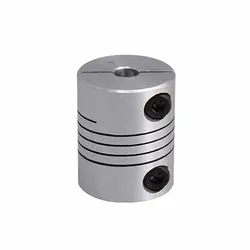 کوپلینگ انعطاف پذیر 5x12x30 ویژه دستگاه سی ان سی / CNC Stepper Motor Flexible Coupling 5x12x30
