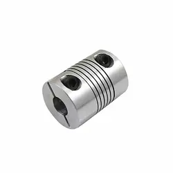 کوپلینگ انعطاف پذیر 5x12x30 ویژه دستگاه سی ان سی / CNC Stepper Motor Flexible Coupling 5x12x30