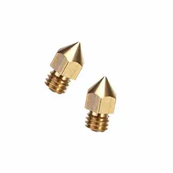نازل (0.5MM)برنجی اکسترودرهای Mk8 فیلامنت 1.75MM (شش پر بزرگ) / 0.5MM Mk8 Nozzle Brass Extruder of 1.75MM