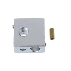محفظه آلومینیومی Mk8 با محافظ مسی ترمیستور / MK8 Aluminium Block 20x20x10mm