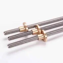 لید اسکرو 70 سانتی متری T10 به همراه مهره / Lead Screw Tr10 with nut 700mm