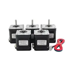 استپر موتور 48 میلیمتر 1.7 آمپر 5 کیلویی مناسب پرینتر سه بعدی /  Stepper motor 17HS8401S 42x42x48mm