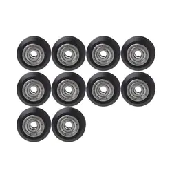 چرخ هرزگرد روباتيکی 15x5x9 میلیمتر / Plastic wheel POM with Bearings Small Models