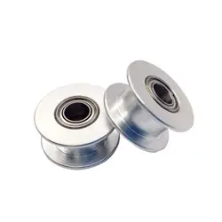 پولی هرزگرد بدون دندانه GT2 شفت 5 میلیمتر / Pulley Wheel bore 5mm without teeth