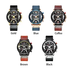 ساعت مچی کارن مردانه مشکی_سیلور مدل Curren 8329