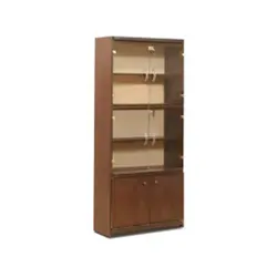 کتابخانه 4 طبقه شیشه کد d210