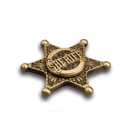 اسپینر اسپینر فلزی طرح کلانتر - Sheriff Metal Fidget Spinner
