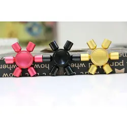 اسپینر فلزی شش پره با قابلیت کم کردن پره ها - Fidget Spinner