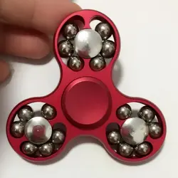 اسپینر فلزی Fidget Trefoil Spinner - اسپینر فلزی سه پره ساچمه ای