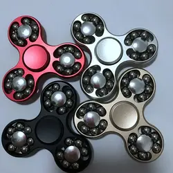 اسپینر فلزی Fidget Trefoil Spinner - اسپینر فلزی سه پره ساچمه ای