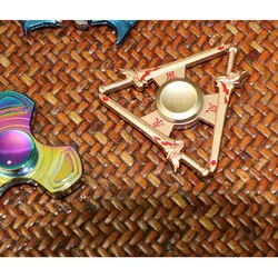 اسپینر فلزی Focus Fidget Spinner اسپینر فلزی 3 شمشیر مثلثی