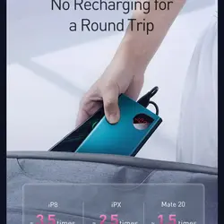 پاوربانک 20000 میلی آمپر بیسوس مدل Baseus Adaman Metal Digital Display Quick Charge Power Bank 22.5W 20000mAh PPIMDA-A06