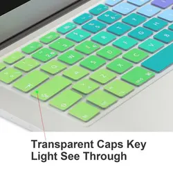 متفرقه ژله ای KeyBoard Jelly Cover Apple MacBOOK کاور ژله ای کیبورد لپ تاپ مک بوک اپل