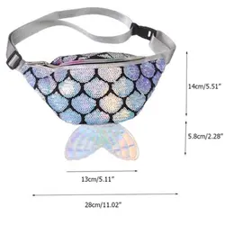 کیف کمری طرح پولک ماهی