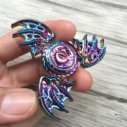 اسپینر فلزی 3 پر رنگین کمانی - Metal Luxury Fidget Spinner